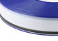 Το σκούρο μπλε χρώμα σχεδιαγραμμάτων εξώθησης αλουμινίου έντυσε το επίπεδο μέγεθος πλάτους 7CM με τη μορφή PVC