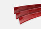 Ασφαλής υλική άκρη 2.0cm πλαστική περιποίηση ΚΑΠ επιστολών καναλιών κόκκινου χρώματος ακρυλική πλάτους