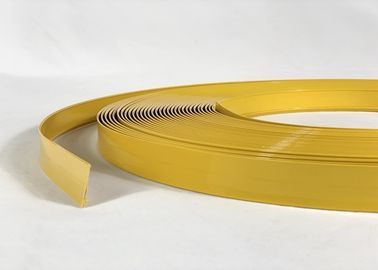 Arrow Shape Yellow Color Plastic Aluminum Trim Cap Covering 1 Inch Good Flexibility