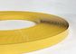 Βελών μορφής κίτρινη περιποίηση ΚΑΠ αργιλίου χρώματος πλαστική που καλύπτει την καλή ευελιξία 1 ίντσας